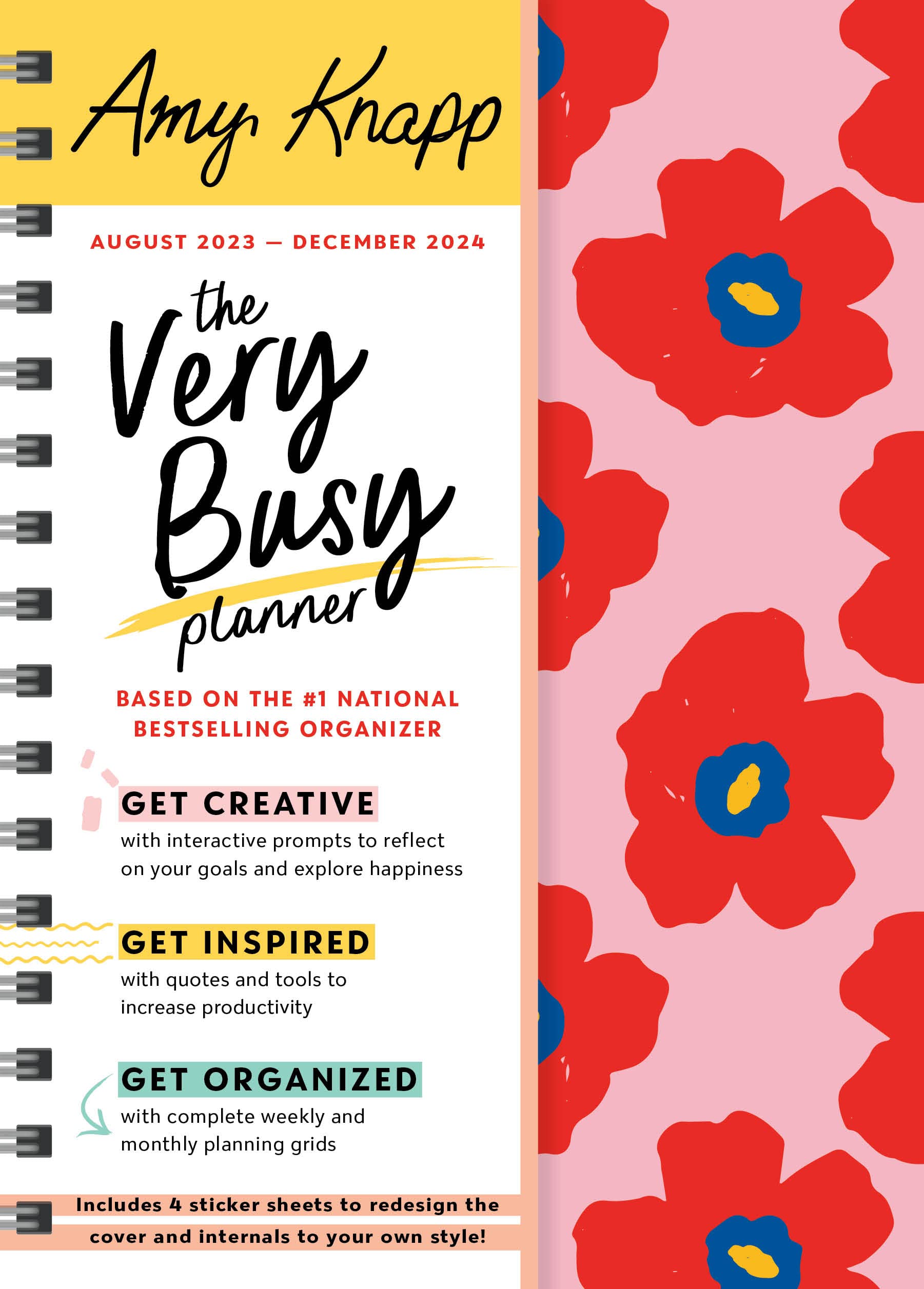 2024 Amy Knapp's The Very Busy Planner: 17-Month Weekly Organizer for Women (Includes Stickers, Student Planner, Family Planner, Thru December 2024) (Amy Knapp's Plan Your Life Calendars)
