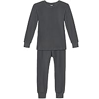 City Threads Boys and Girls Thermal Underwear Base Layer Long John Set - Soft 100% Cotton - Made in USA