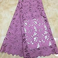 SELCRAFT Exquisite African Sequined lace Sequin Embroidery African lace Fabric Nigeria lace Evening Dress,Women's Dress Fabric fab.964