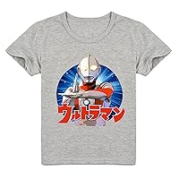 Toddler Ultraman Lightweight Tee Tops Kid Short Sleeve Tee Shirt,Boy Summer Round Neck T-Shirt