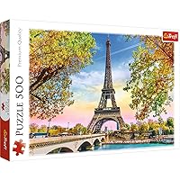 Trefl Romantic Paris 500 Piece Jigsaw Puzzle Red 19