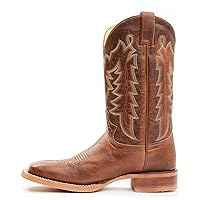 JUSTIN Men's Brown Carsen Caramel 12 Wide Square Toe Western Boot
