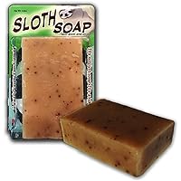 Bodacious Bath Sloth Soap Handcrafted Bath Soap Made with Coffee Grounds, 1 Bar