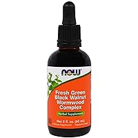 Now Foods Fresh Green Black Walnut Wormwood Complex, 2-Ounce (Pack of 2)