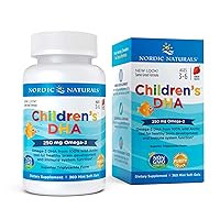 Nordic Naturals Children’s DHA, Strawberry - 360 Mini Chewable Soft Gels for Kids - 250 mg Omega-3 with EPA & DHA - Brain Development & Function - Non-GMO - 90 Servings