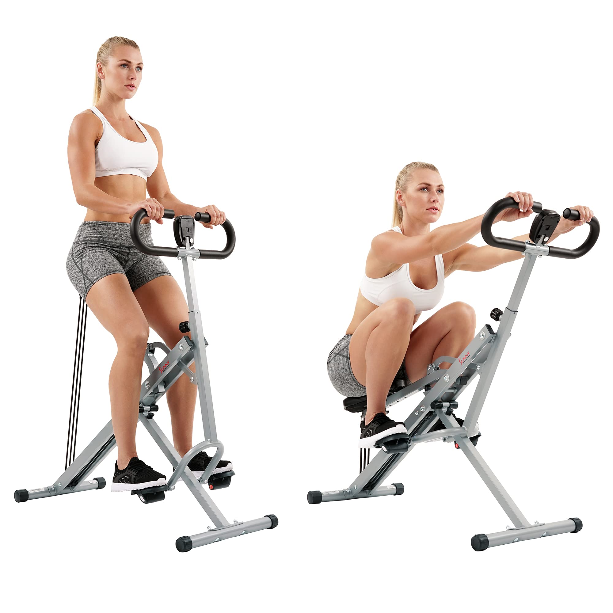Sunny Health & Fitness Squat Assist Row-N-Ride® Trainer for Glutes Workout