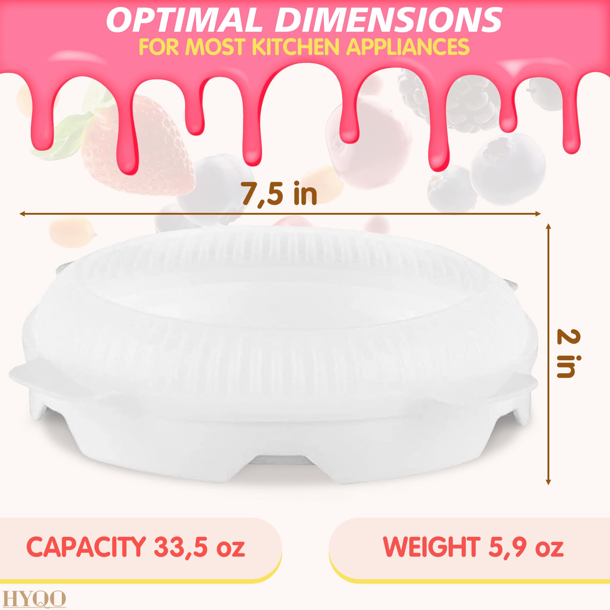 5Pcs Fruit Snack Molds Silicone and 3D Silicone Cake Molds for Baking Bundle Silicone Baking Mold Round Cake Pans Brownie Pan with Lid Cake Mold Fruit Shaped Silicone Mold Fruit Molds Pineapple Slice