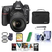 Nikon D780 FX-Format DSLR Camera with AF-S NIKKOR 24-120mm f/4G ED VR Lens - Bundle with 64GB SDXC Card, Camera Bag, 77mm Filter Kit, Cleaning Kit, Capleash II, Card Reader, Pc Software Package