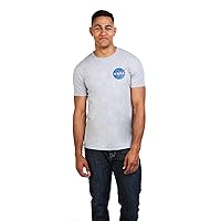 Popfunk Classic NASA Core Logo Men's T Shirt with Front and Back Print