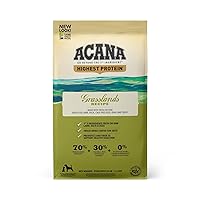 ACANA Highest Protein Dry Dog Food, Grasslands, Lamb and Duck Recipe, 25lb