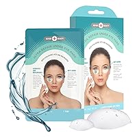Hyaluronic Acid and Niacinamide Under Eye Patches - Reduces Fine Lines, Wrinkles, Dark Circles, Moisturizing Under Eye Pads - Cruelty Free Korean Skin Care For All Skin Types - 5 Pairs