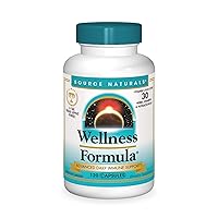 Source Naturals Wellness Formula, Advanced Immune Suppot*, Bio-Aligned Vitamins & Herbal Defense - Immune System Support Supplement & Immunity Booster - 120 Capsules