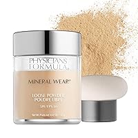 Mineral Wear Talc-Free Loose Powder Translucent Light, Dermatologist Tested, Clinically Tested