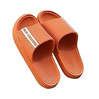 Home Shoes Soft-Soled Sandals and Slippers Summer Lightweight Thick-Soled Men and Women Couples Home Indoor Bathing Bathroom Womens Summer Slippers