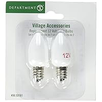 Department 56 Accessories for Villages Replacement 12-Volt Light Bulb, White