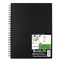 Canson Artist Series Field Drawing Book, Side Wire Bound, 9x12 inches, 60 Sheets - Professional Art Paper for Marker, Pen, Ink, Pencil