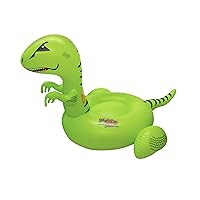 SWIMLINE ORIGINAL 90624 Giant Inflatable T-Rex Dinosaur Pool Float Floatie Ride-On Lounge W/ Stable Legs Wings Large Rideable Blow Up Summer Beach Swimming Party Lounge Big Raft Decoration Toys Kids