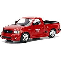 Jada Toys Fast & Furious 1:24 Brian's Ford F-150 SVT Lightning Die-cast Car, Toys for Kids and Adults, Red (99574)