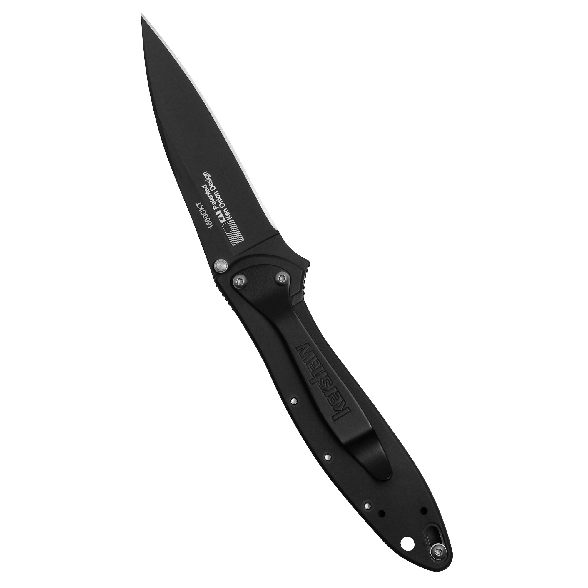 Kershaw Leek Black EDC Pocketknife, 3