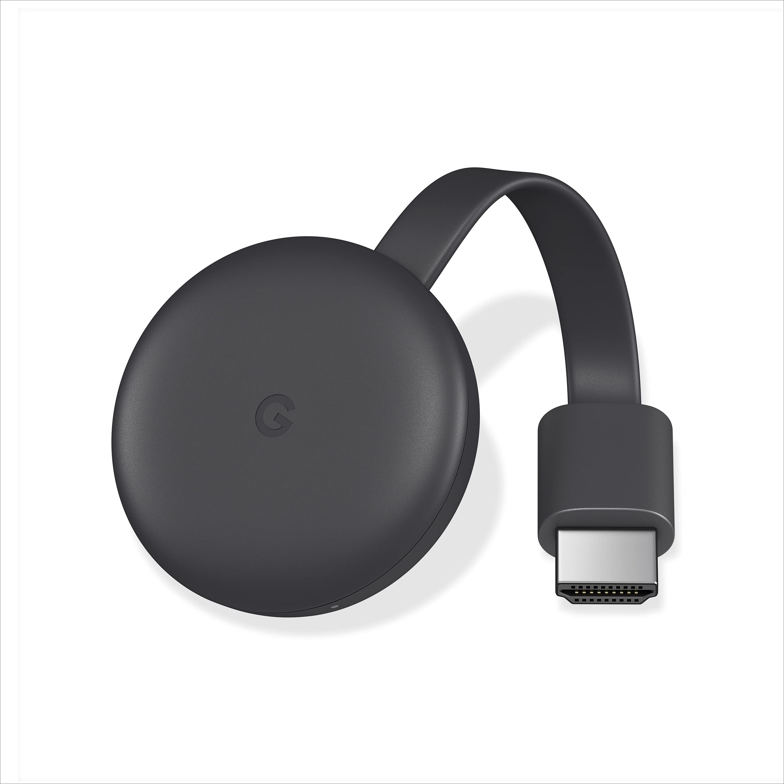 Google Chromecast - Streaming Device with HDMI Cable - Stream Shows, Music, Photos, and Sports from Your Phone to Your TV