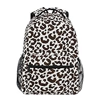 ALAZA Leopard Seamless Junior High School Bookbag Daypack Laptop Outdoor Backpack