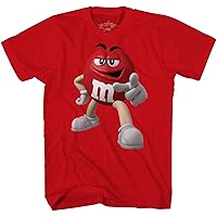 Mad Engine Green M&M's Candy Character Full Body Adult Cotton T-Shirt for Men and Women