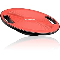 EVERYMILE Wobble Balance Board, Exercise Balance Stability Trainer Portable Balance Board with Handle for Workout Core Trainer Physical Therapy & Gym 15.7