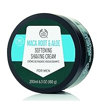 Maca Root & Aloe Softening Shaving Cream for Men, 6.3 Oz