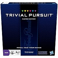 Trivial Pursuit Master Edition Trivia Game, Board Games for Adults and Teens, Includes Electronic Timer, Trivia Games for 2 to 6 Players, Ages 16 and Up (Amazon Exclusive)