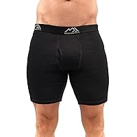 Merino.tech Merino Wool Underwear Mens - 100% Merino Wool Base Layer Boxer Briefs for Men