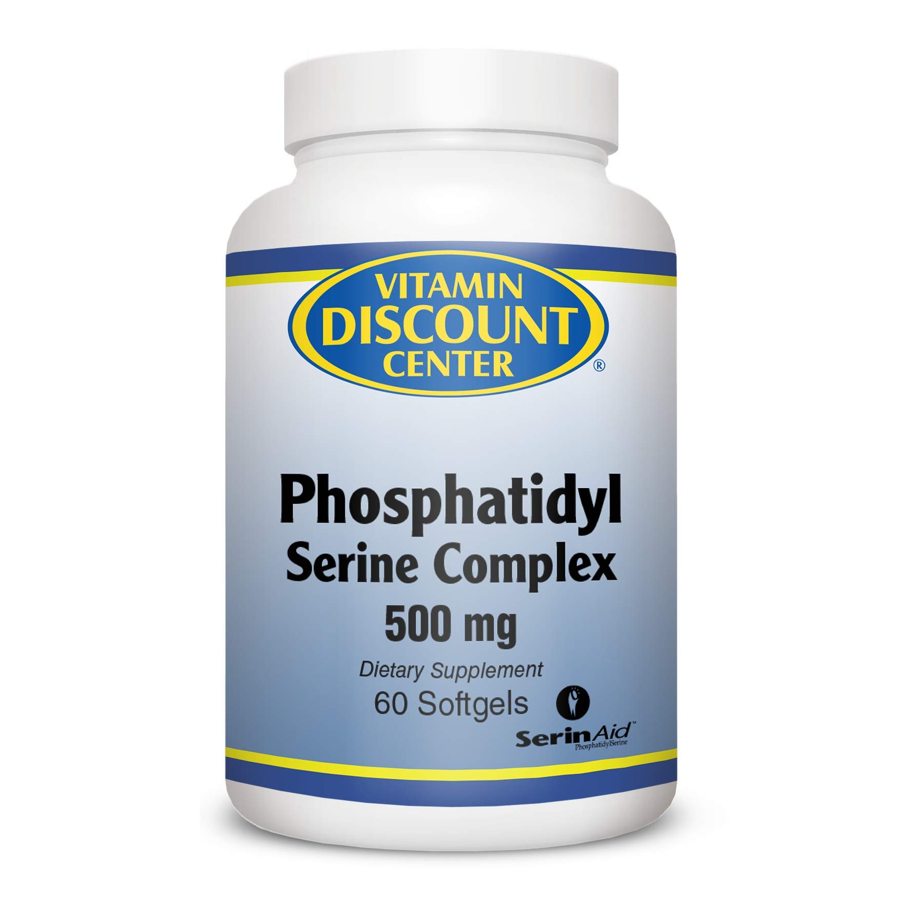 Vitamin Discount Center, Phosphatidyl Serine Complex 500 mg, 60 Softgels (2 Pack)