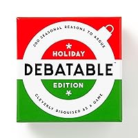 Debatable Holiday Edition – Social Party Game with 400 Holiday Topics to Argue About, 2+ Players