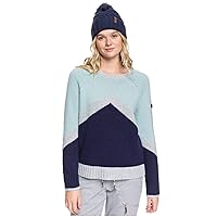 Roxy SNOW Women's Cozy Sound Sweater, medieval blue, XS