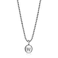 Alex Woo Mini Addition Letter Sterling Silver Charm Pendant Necklace, 16