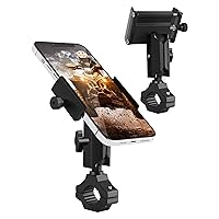 ATV/Quads Phone Mount, Aluminum Heavy Duty ATV Phone Holder Holds 4.7