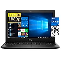 2022 Newest Dell Inspiron 15 3000 Laptop, 15.6'' Full HD 1080P Touchscreen, 10th Gen Intel Core i7-1067G7 Quad-Core Processor, 16GB RAM, 1TB SSD, Webcam, HDMI, Wi-Fi, Windows 10, Black (DELL 3593)