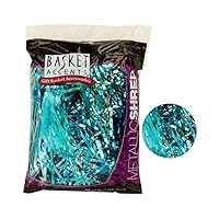 JT Gift Wrapping Gift Shred Blue Metallic Decorative Shred-24 Pack
