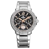 Brand Dazzle Beauty Calendar Display Women Quartz Wrist Watches Stainless Steel SP-2902-S7