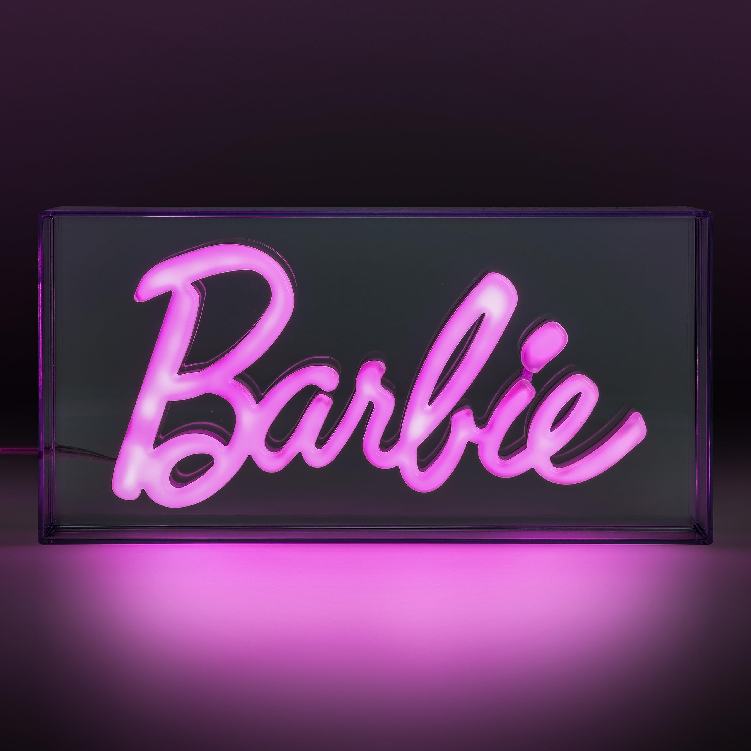 Paladone Barbie - Logo - Lamp Led Neon Pink Sign, Barbiecore Room Decor