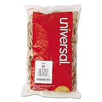 Universal UNV00164 0.04 in. Gauge Size 64 Rubber Bands - Beige (320/Pack)