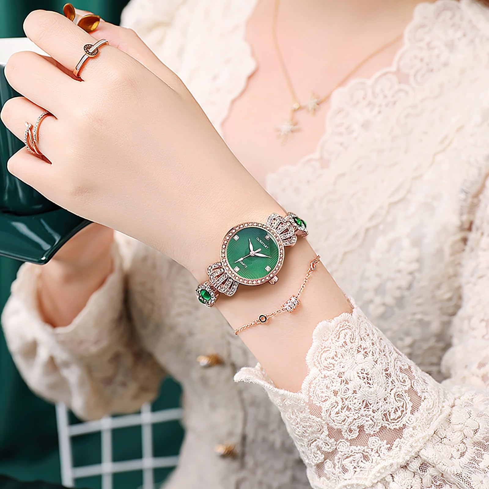 TPSOUM Wrist Watch for Women, Bracelet Designed Lady's Watch, Quartz Analog Women's Watch