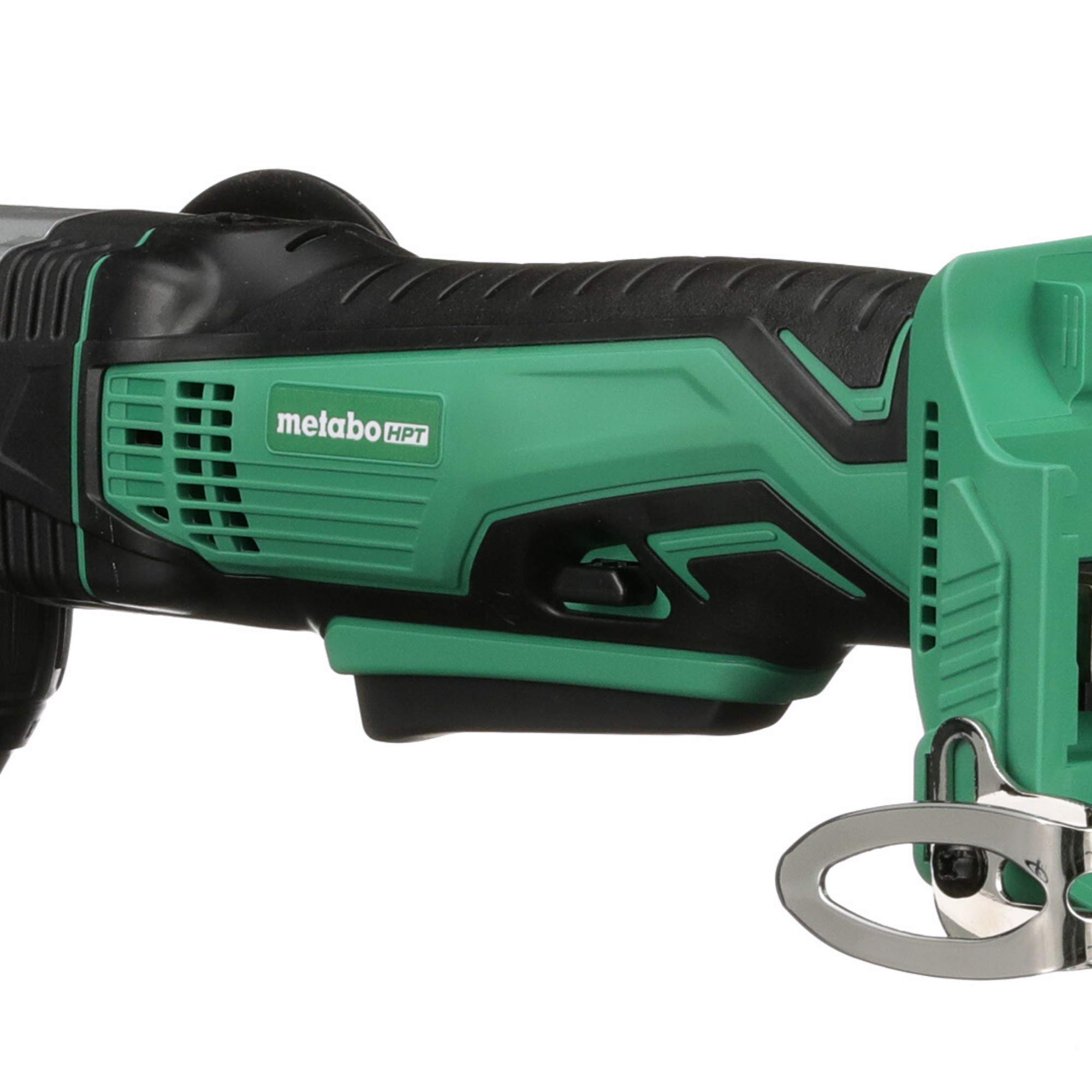 Metabo HPT Right Angle Drill, 18V Cordless, Tool Only - No Battery, 3/8-Inch Keyless Chuck, LED Light, Side Handle (DN18DSLQ4)