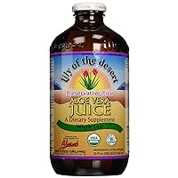 Organic Whole Leaf Aloe Vera Juice, 32 Ounce - 3 per case.