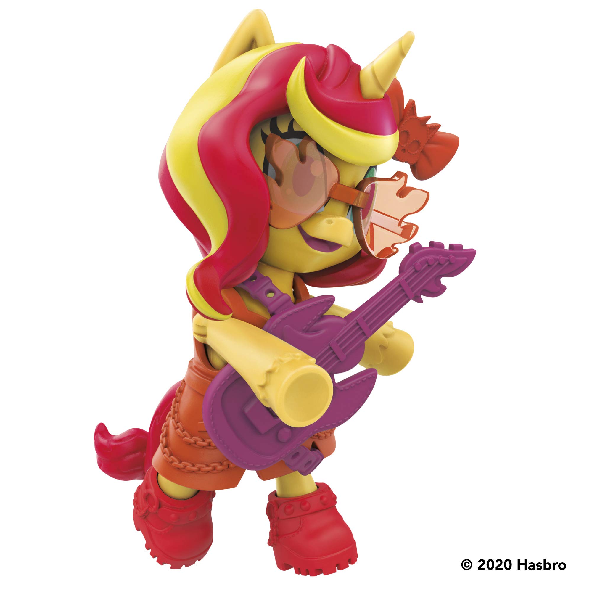 My Little Pony Smashin’ Fashion Sunset Shimmer Set -- 3-Inch Poseable Figure with Fashion Accessories and Surprise Toy Unboxing, 9 Pieces