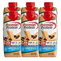 Premier Shake High Protein| Cafe Latte Ready to Drink Shake 11Fl oz | 30g Protein. (Pack of 6)