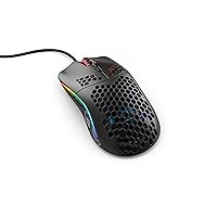 Glorious Gaming Model O- (Minus) Compact Wired Gaming Mouse - 58g Superlight Honeycomb Design, RGB, Pixart 3360 Sensor, Ambidextrous, Omron Switches - Matte Black (RENEWED)