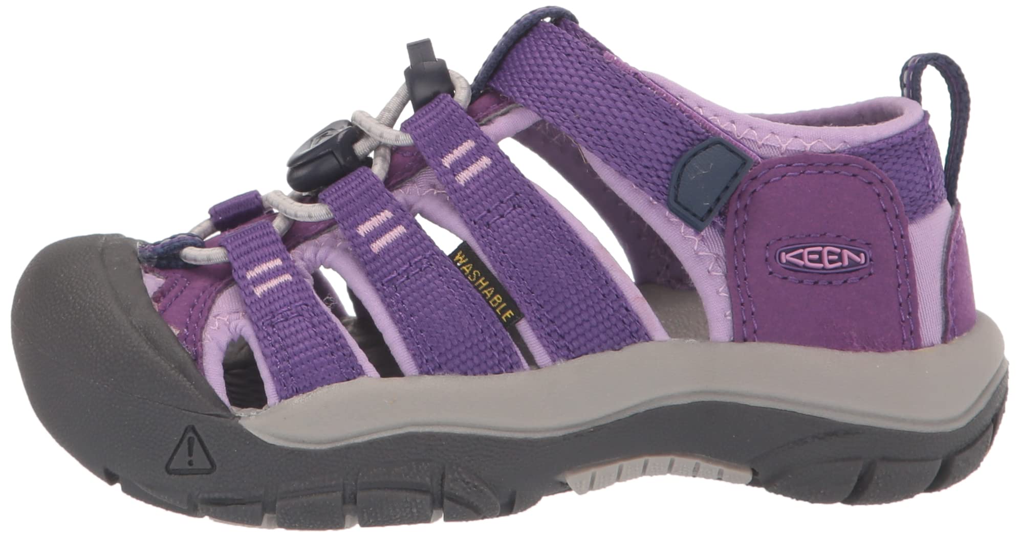 KEEN Unisex-Child Newport H2 Closed Toe Water Sandals, Tillandsia Purple/English Lavender, 7 Toddler US