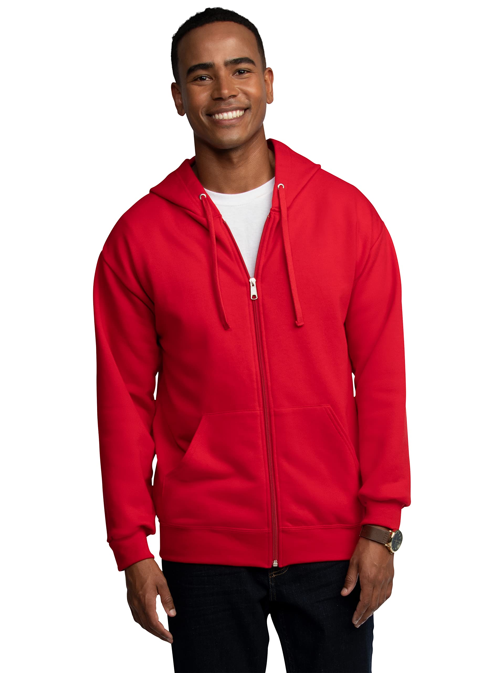 Fruit of the Loom Eversoft Fleece Hoodies, Pullover & Full Zip, Moisture Wicking & Breathable, Sizes S-4X
