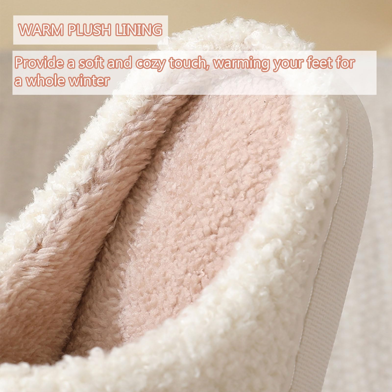 V OPXIN Meet Me At Midnight Slippers for Womens Mens Cute Slippers Cozy Plush Fuzzy Cushion Fluffy Soft Warm Slip-on House Slippers for Indoor and Outdoor Strawberry Mushroom Evil Eyes Slippers