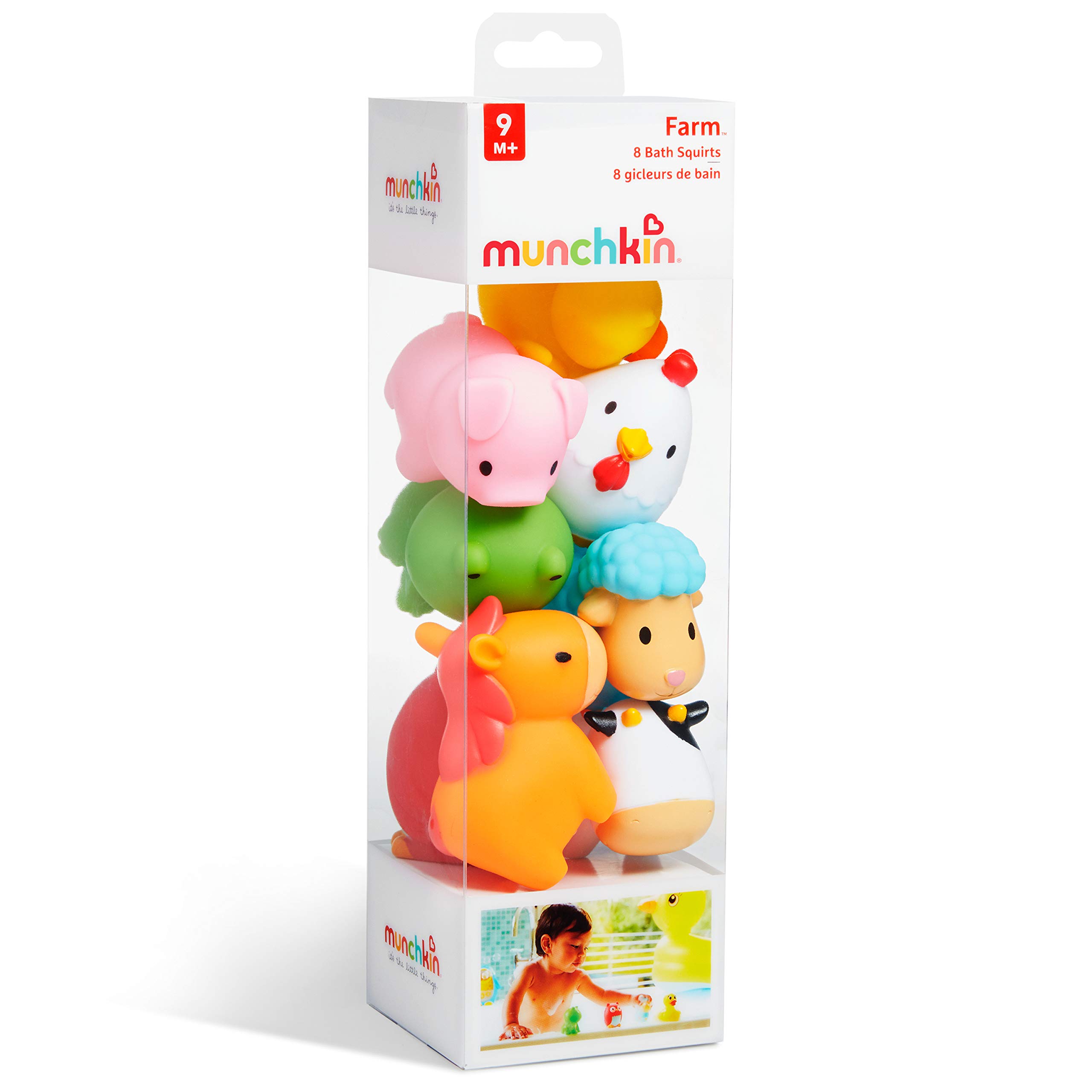 Munchkin® Farm™ Animal Squirts Baby Bath Toy, 8 Pack